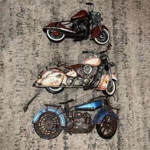 Vintage metal bikes